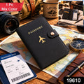 Mix Travel Passport Holder Wallet Document Organizer Cover Case (1 Pc)
