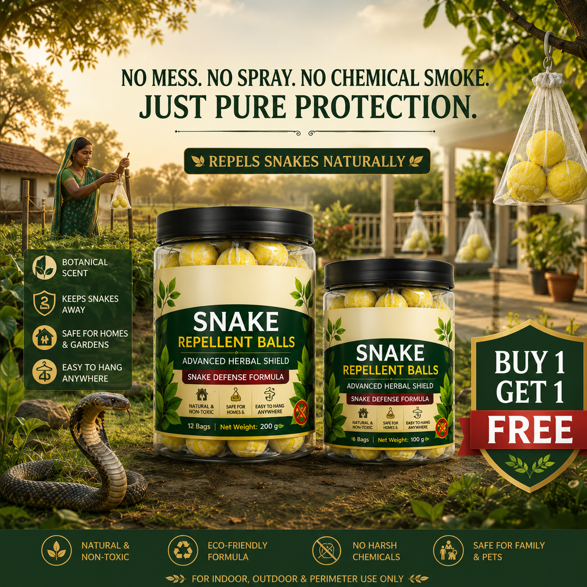 Snake Repellent Balls Buy 1 Get 1