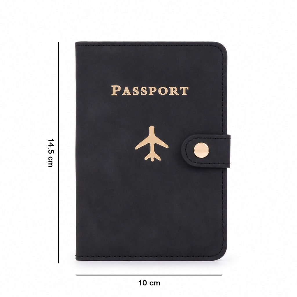 Mix Travel Passport Holder Wallet Document Organizer Cover Case (1 Pc)